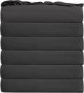 Bulk Twin Fitted Sheet Only Deep Pocket 6 Pack, Quick Sort Bottom Bed Sheets by Culve