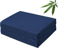 Bamboo Viscose Flat Sheets Only, 400 Thread Count Sateen Weave Full Size Flat by ZaizaiHome