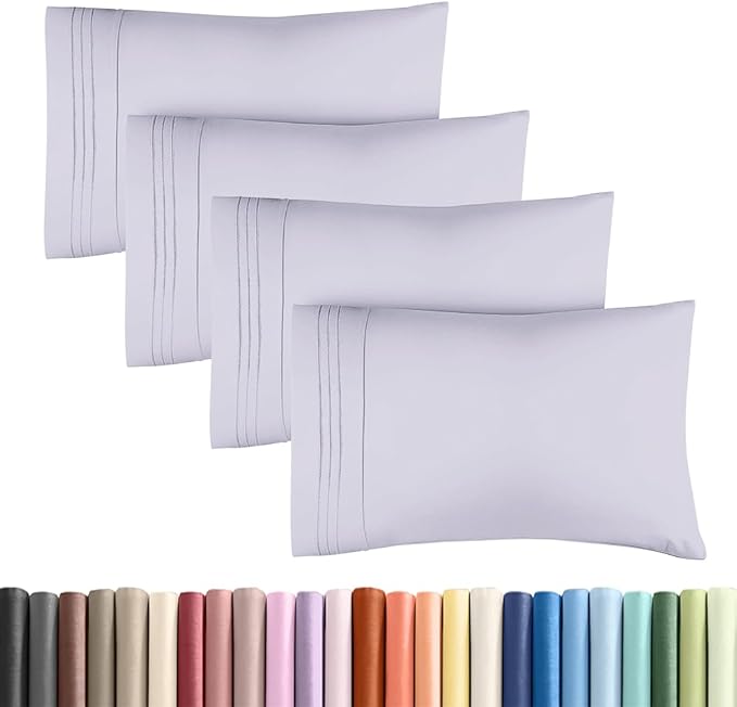 King Standard Pillow Cases Set of 4 by CGKUnlimited