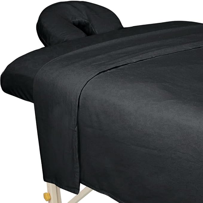 ForPro Professional Collection Premium Flannel 3-Piece Massage Sheet Set by ForProProfessionalCollection