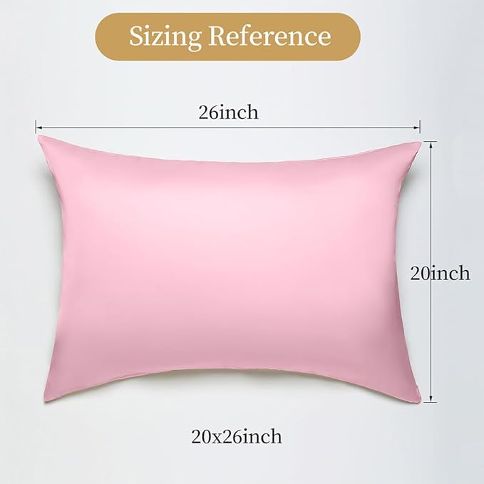 Mulberry Silk Pillowcase for Hair and Skin Standard Size 20"X 26" - Image 7