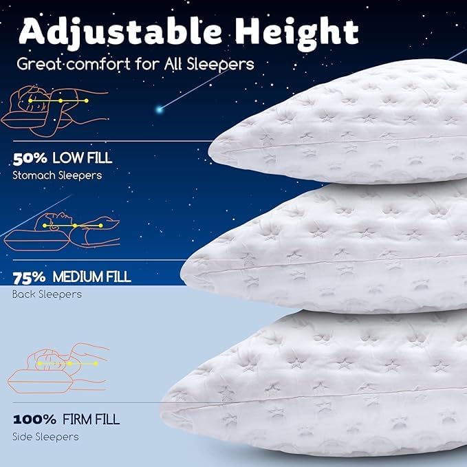 KUCEY Cooling Side Sleeper Pillow - Image 9