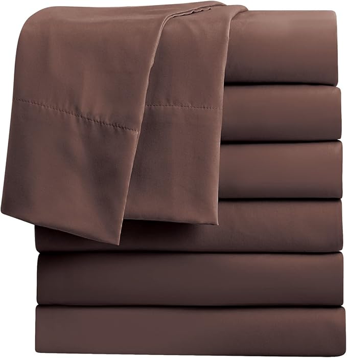 FreshCulture Queen Flat Sheets Only, Soft Microfiber Bedding Sheets by FreshCulture