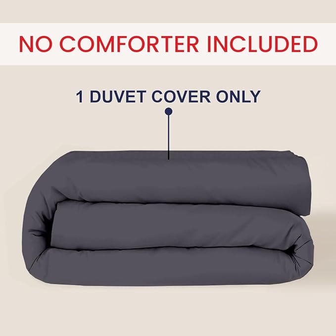 Kotton Culture 1 Pc California King Duvet Cover Only-100% Egyptian Cotton 600 - Image 2