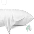 100% Mulberry Silk Pillowcase 2 Pack, Queen Size Silk Pillow Cases by Unknown