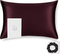 Queen Silk Pillowcase and Random Color Silk Scrunchie Gift Set ALASKA BEAR by ALASKABEAR