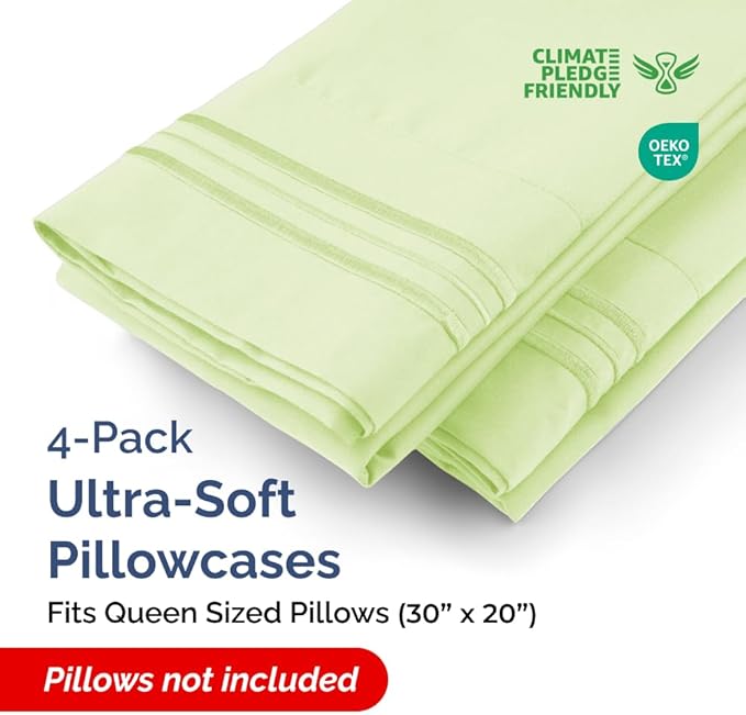 Queen Pillow Cases Set of 4 - Image 2