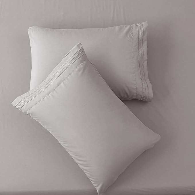 SONORO KATE Sheets Super Soft Microfiber 1800 Thread Count 16 Inch Deep Pocket - Image 4
