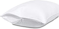 Pillow Protectors with Zipper Queen Size-100% Cotton Pillowcases by Precoco