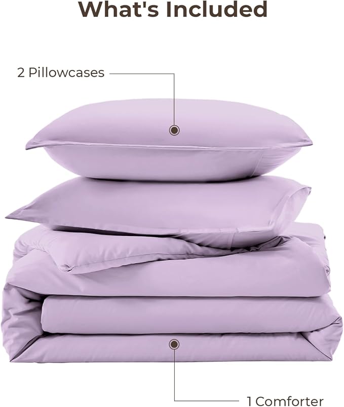 Litanika Twin XL Comforter Set Lavender, 2 Pieces Extra Long Dorm Bedding Sets - Image 7