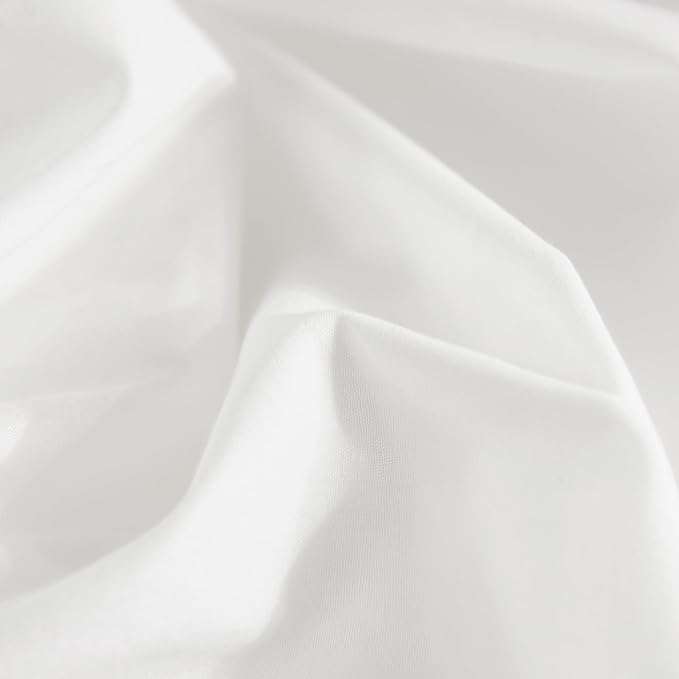 NEXHOME PRO Duvet Cover Set California King Linen Look Textured Cream White - Image 8