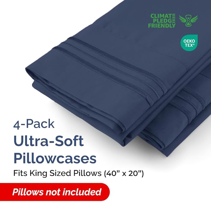 King Pillow Cases Set of 4 - Image 2
