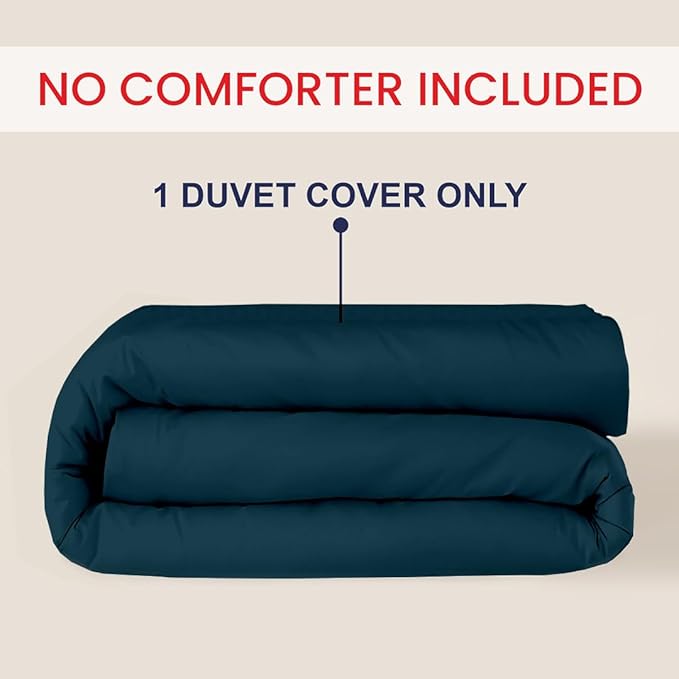 Kotton Culture 1 Pc Duvet Cover King Size-100% Egyptian Cotton 600 Thread Count - Image 2