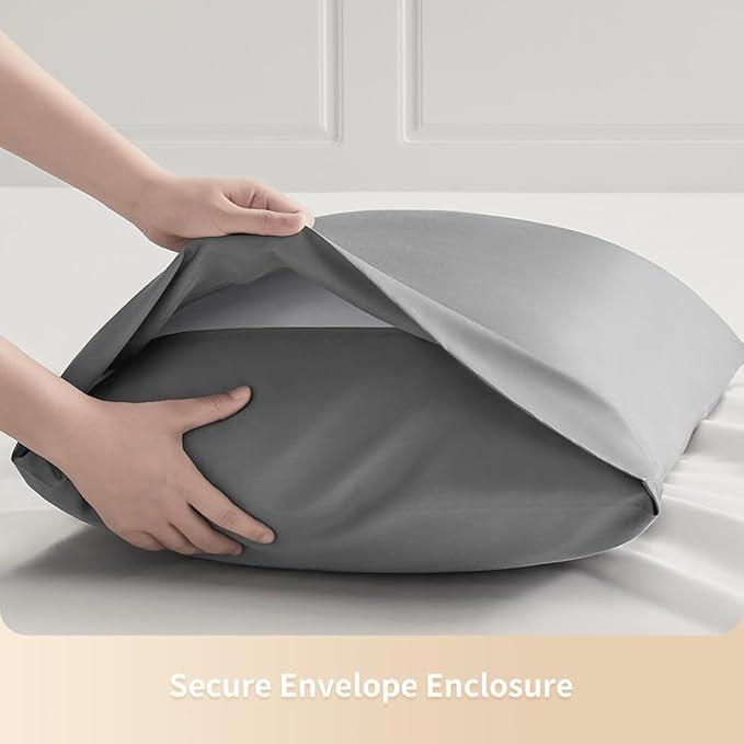Standard Pillowcases, Cooling Viscose from Bamboo Pillow Covers - Image 7
