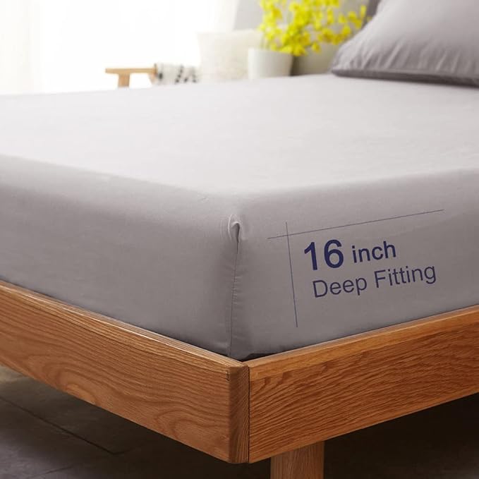 SONORO KATE Bed Sheet Set Super Soft Microfiber 1800 Thread Count Luxury Sheets - Image 6