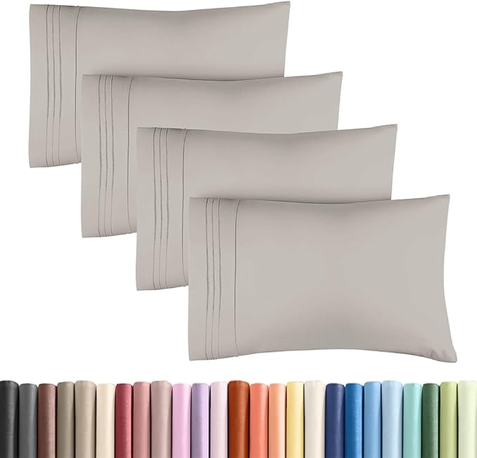 King Standard Pillow Cases Set of 4 by CGKUnlimited