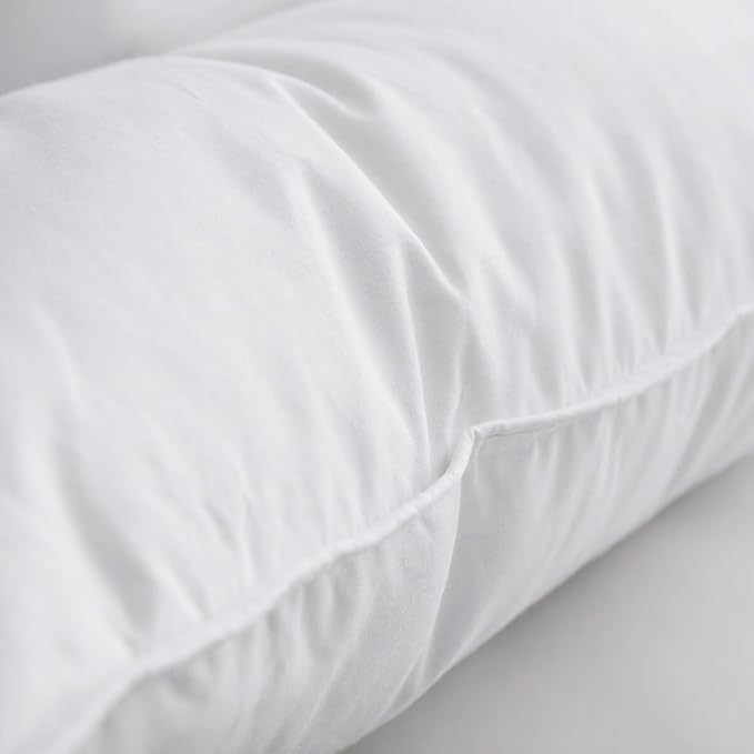 Luxury Feathers Down Pillow King Size, Hotel Quality Fluffy Bed Pillow - Image 7