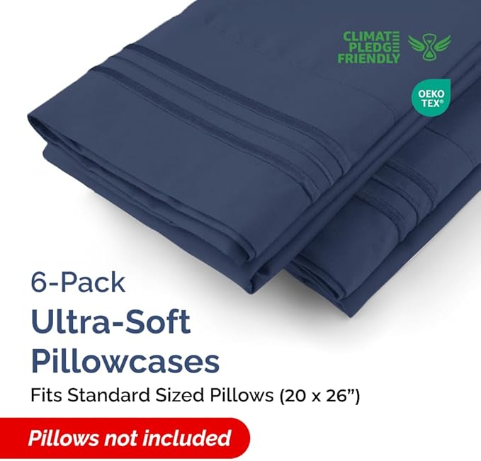 Standard Pillow Cases Set of 6 - Image 2