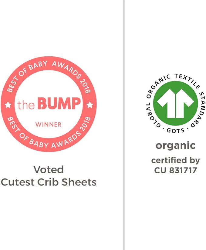 Burt's Bees Baby Essential Organic Cotton Fitted Crib Sheet, Breathable - Image 7