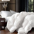Luxurious Queen Size Goose Down Fiber Waterfowl Feather Fiber Comforter by EgyptianBedding