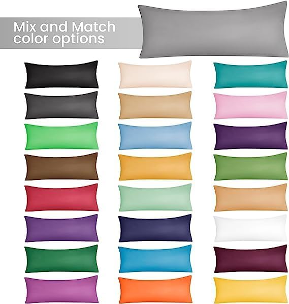 Evolive Ultra Soft Microfiber Body Pillow Cover/Pillowcases 21"x54" - Image 6