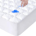 Queen Mattress Pad, Queen Mattress Protector Waterproof Quilted, Mattresses by SpringspiritBedding
