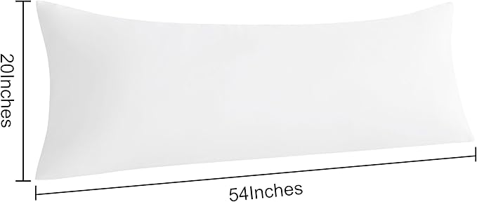 NTBAY Body Pillow Cases Set of 2, 2 Pack Brushed Microfiber 20x54 Pillow Cases - Image 5