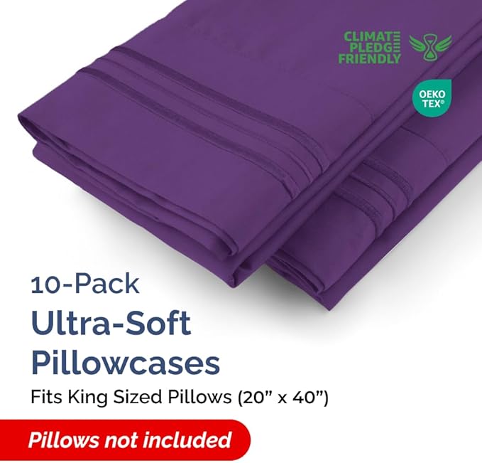 King Pillow Cases Set of 10 - Image 2