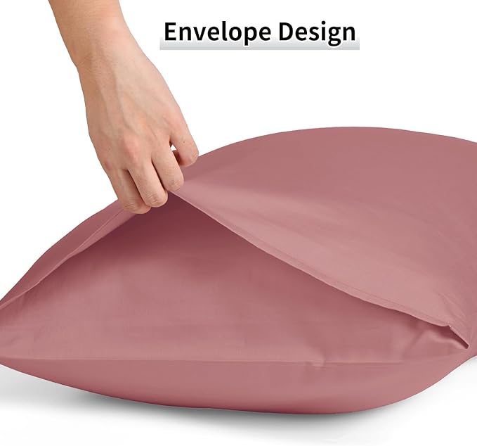 Warmstar Cotton Pillow Cases Standard Size Set of 2, 600 Thread Count - Image 5