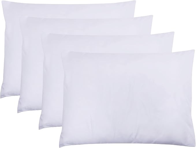 ZPECC White Pillow Cases Standard Size Set of 4, 20x26 Envelope Closure by ZPECC-ABrandThatHasBeenFocusedOnBabyProductsFor18Years