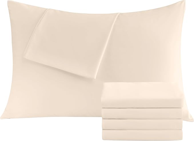 Pillowcases Queen 4 Pack, 20x30 Pillow Cases by Culve