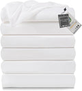 Lavisun Full Flat Sheets 6 Pack, Soft & Breathable Bulk Sheets by Lavisun