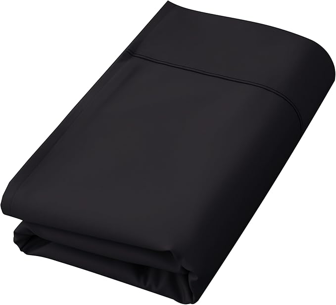 Cotton Flat Sheets Only, 600 TC 100% Cotton Flat Sheet Top Sheet Only, Full by ShunjieHome