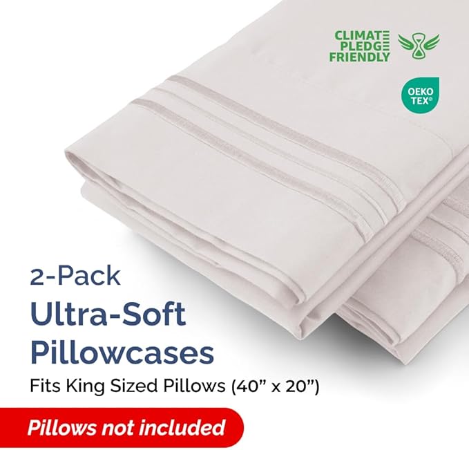 King Pillow Cases Set of 2 - Image 2