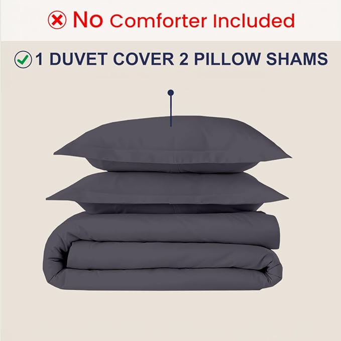 Kotton Culture 3 Pc Twin XL/Twin Duvet Cover Set-100% Egyptian Cotton 600 - Image 2