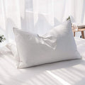 Luxury Feathers Down Pillows Queen Size Set of 2, Hotel Quality Fluffy Bed by AIKOFUL