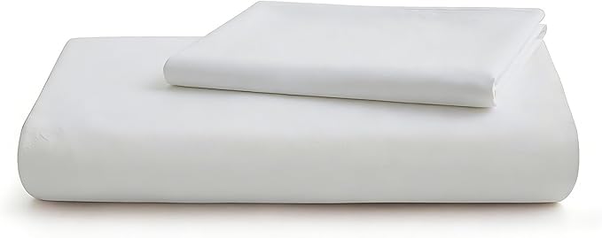 LOVQUE 100% Washed Cotton Duvet Cover Twin Size, Linen-Like Textured White - Image 7