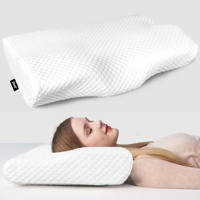 ZAMAT Memory Foam Pillow for Neck Pain Relief, Adjustable Orthopedic Ergonomic - Image 2