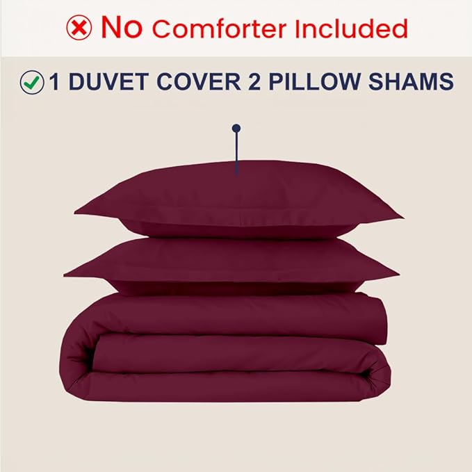 Kotton Culture 3 Pc Twin XL/Twin Duvet Cover Set-100% Egyptian Cotton 600 - Image 2