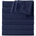 Maple&Stone Twin Flat Sheet 6 Pack, Premium Soft & Breathable, Brushed by MapleStone