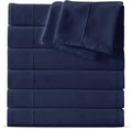 Maple&Stone Full Flat Sheet 6 Pack, Premium Soft & Breathable, Brushed by MapleStone