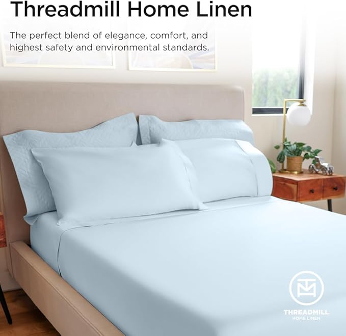 Threadmill Luxury 800 Thread Count Queen 100% Cotton Sheets - Image 8