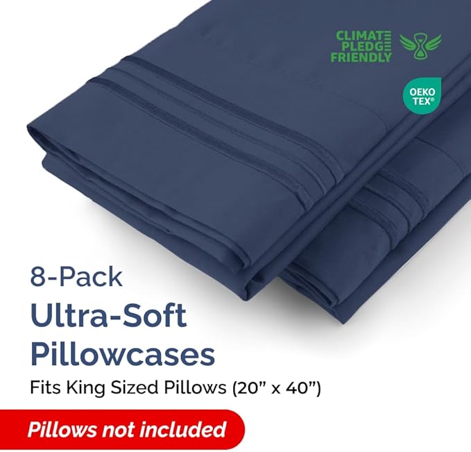 King Pillow Cases Set of 8 - Image 2