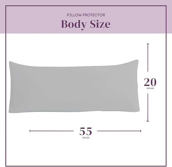 CirclesHome Pillow Protectors Single Pack Body Zippered - Image 2