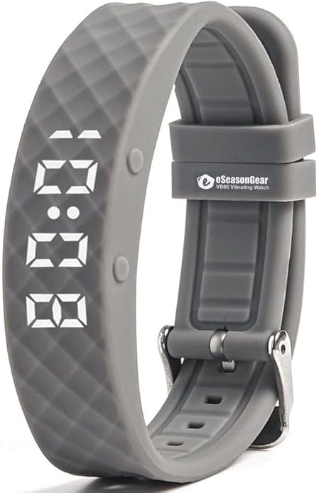 VB80 12 Alarm Vibrating Watch, Silent Vibration Shake Wake ADHD Medication by Unknown