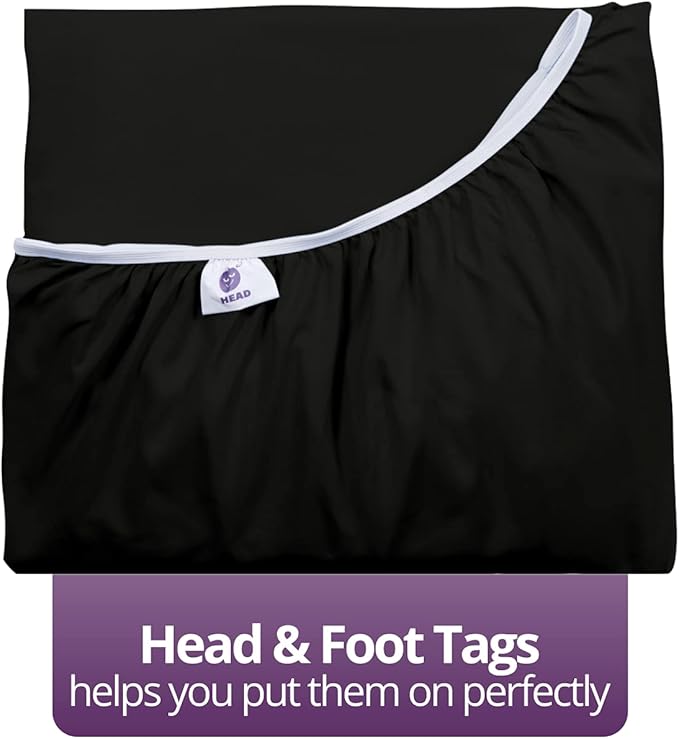 Full Fitted Sheet – Deep Pocket Full Size Fitted Sheets Only Real 16” Fitted - Image 8