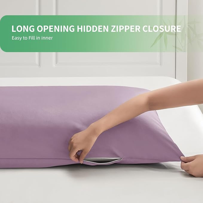 Body Pillowcase, Cooling Viscose from Bamboo Pillow Cover - Image 6