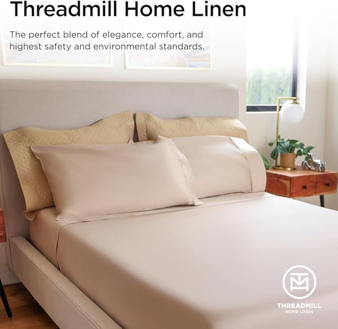 Threadmill Luxury 800 Thread Count California King 100% Cotton Sheets - Image 8
