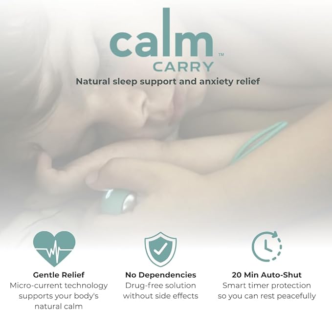 Glowco CalmCarry Sleep Aid Device – Handheld Microcurrent Relaxation Tool - Image 8