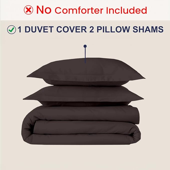 Kotton Culture 3 Pc Twin XL/Twin Duvet Cover Set-100% Egyptian Cotton 600 - Image 2